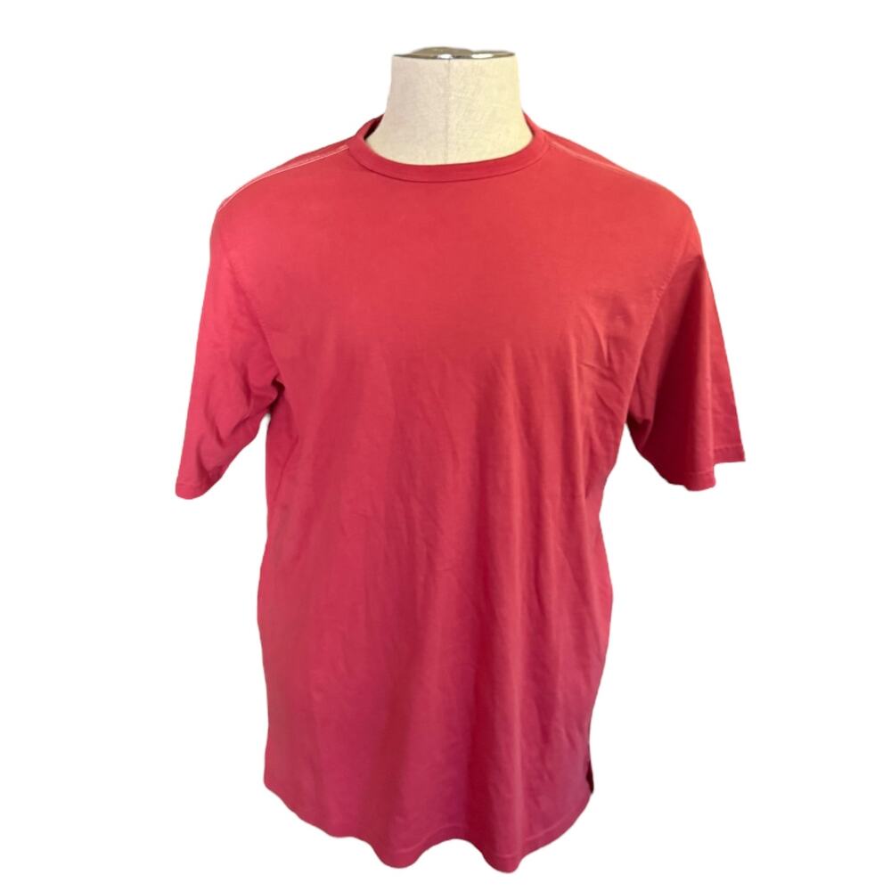 Tommy Bahama Clay Red Pima Cotton T Shirt EUC Size Small